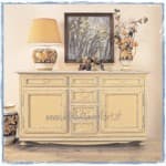 credenza 2 ante 6 cassetti country