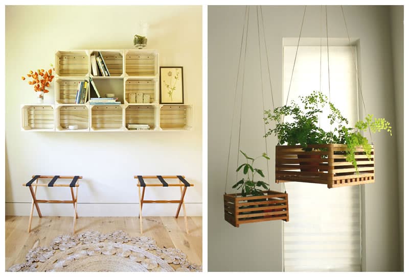 Arredamento cassette frutta