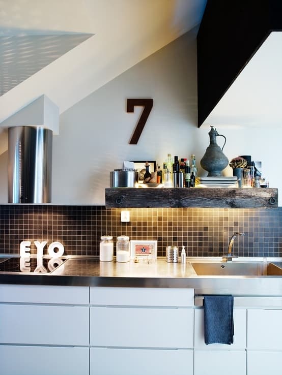 cucina in mansarda