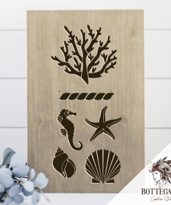 Stencil Riutilizzabile "COASTAL II" Bottega 315 Collection