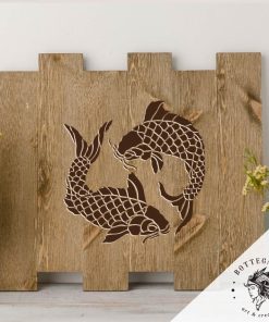 Stencil Riutilizzabile "KOI" Bottega 315 Collection