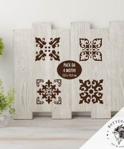 Stencil Riutilizzabile "MEDIUM TILES PACK" Bottega 315 Collection