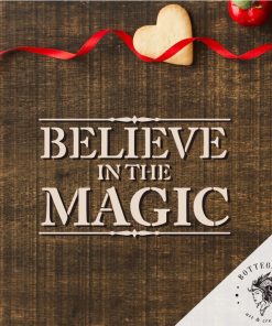 Stencil Riutilizzabile "BELIEVE" Bottega 315 Christmas Collection