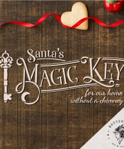 Stencil Riutilizzabile "MAGIC KEY" Bottega 315 Christmas Collection