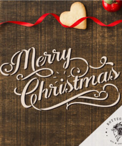 Stencil Riutilizzabile "MERRY CHRISTMAS" Bottega 315 Christmas Collection