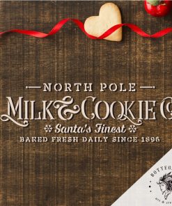 Stencil Riutilizzabile "MILK AND COOKIE" Bottega 315 Christmas Collection