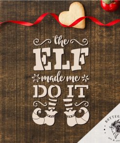 Stencil Riutilizzabile "THE ELF" Bottega 315 Christmas Collection