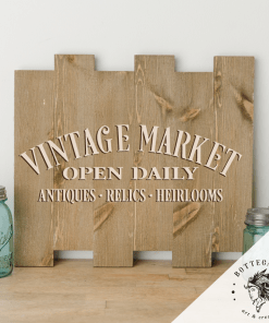 Stencil Riutilizzabile "VINTAGE MARKET" Bottega 315 Collection