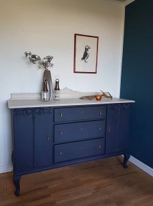 credenza colore chalk paint sailors blue