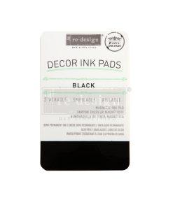 Tampone con Inchiostro BLACK - Decor Ink Pad ReDesign with Prima