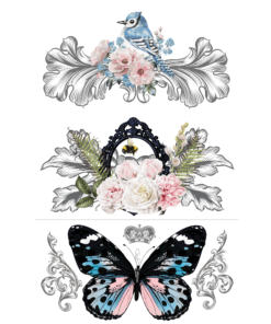 Trasferibile decorativo "FLEURS ET VIE" - Hokus Pokus