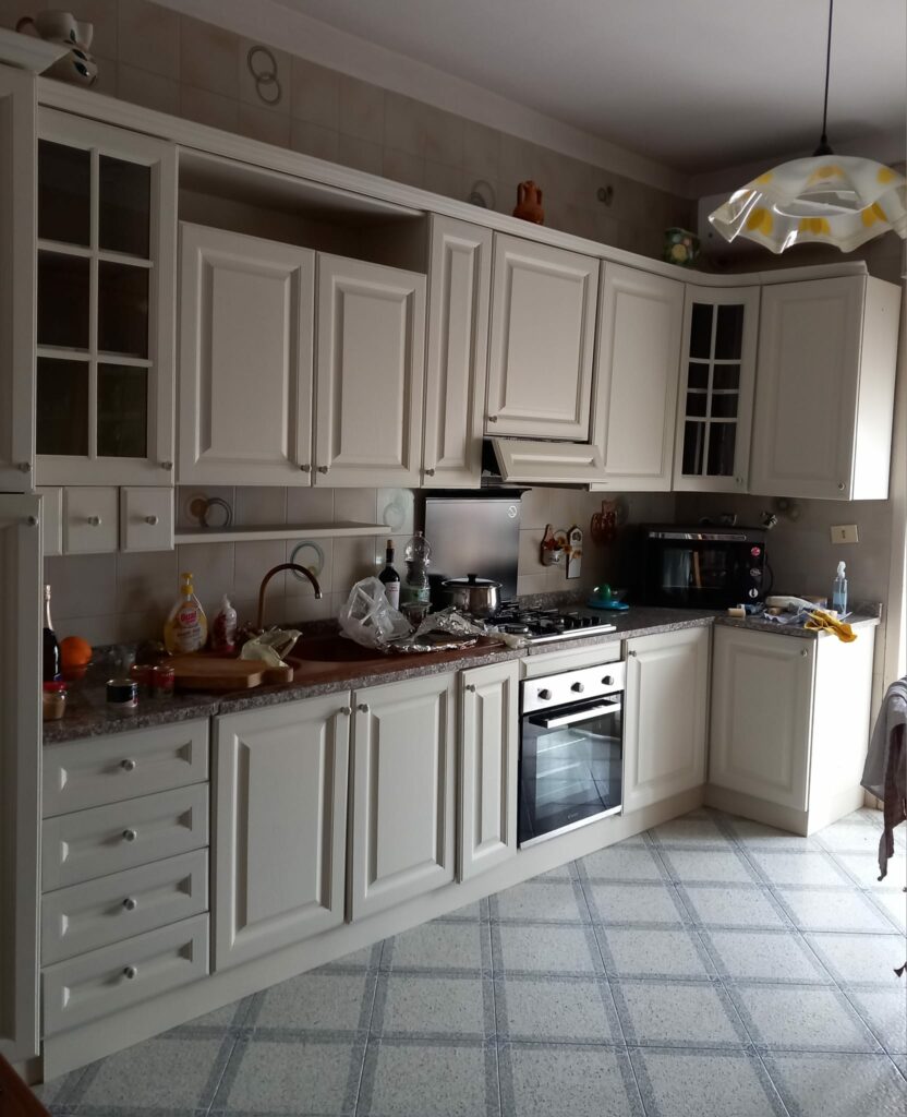 cucina come nuova con cotone