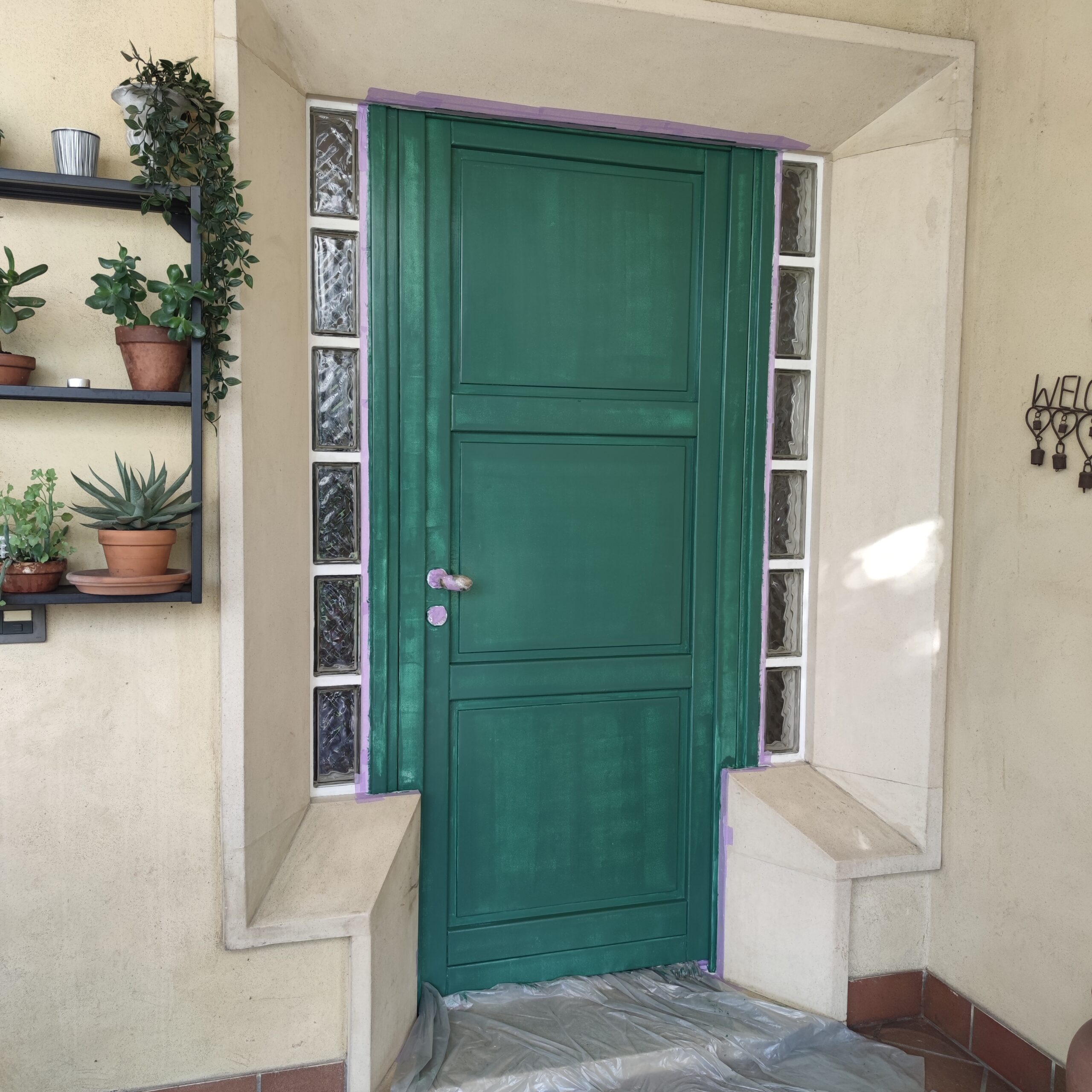 verniciare una porta fai da te