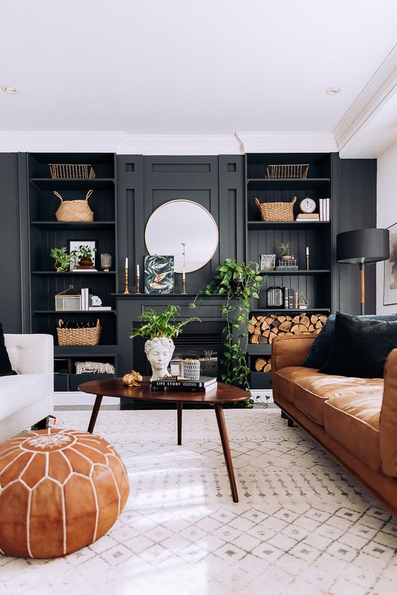 il nero è il nuovo bianco arredo soggiorno nero