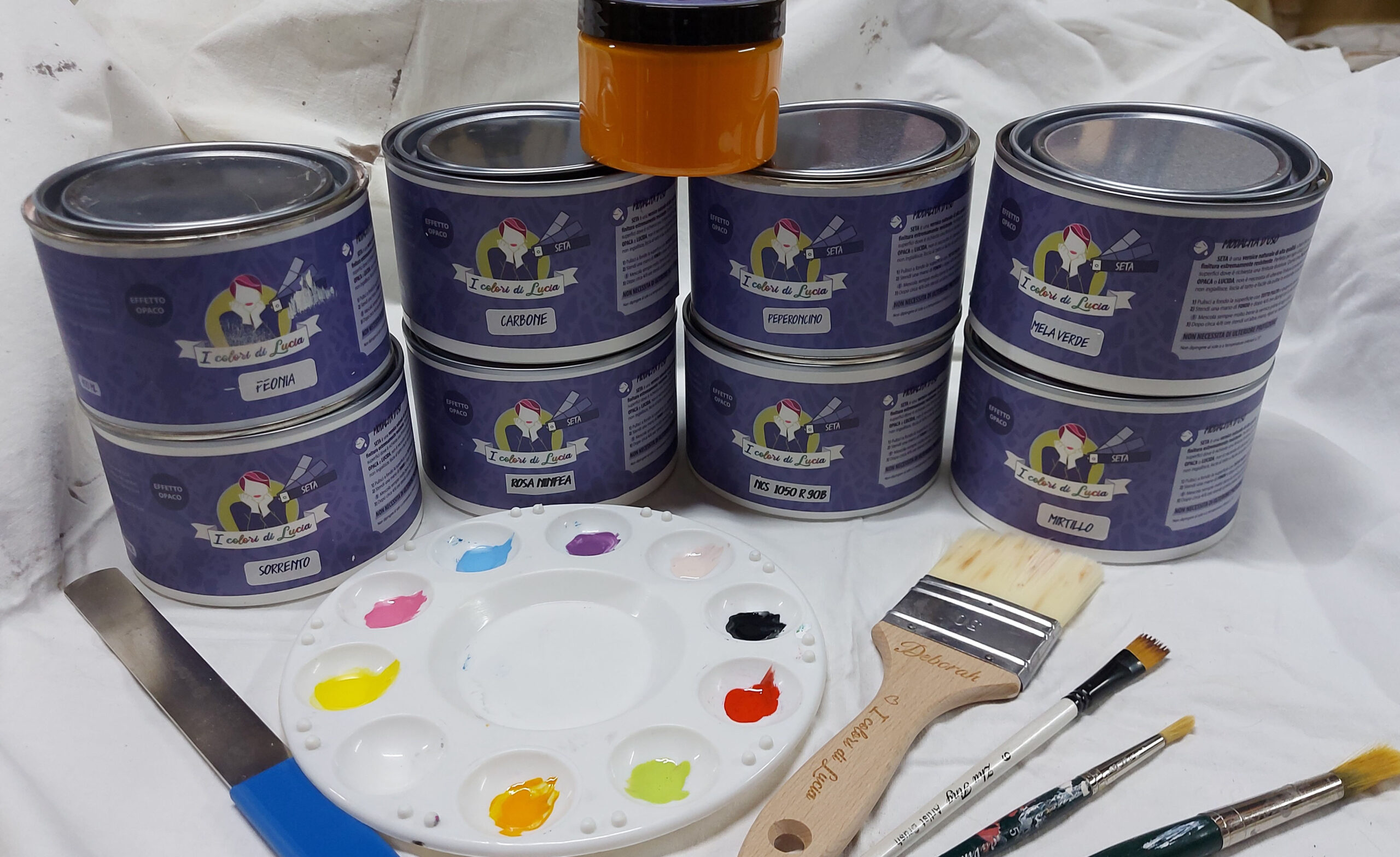 I Colori di Lucia utilizzati per i comodini