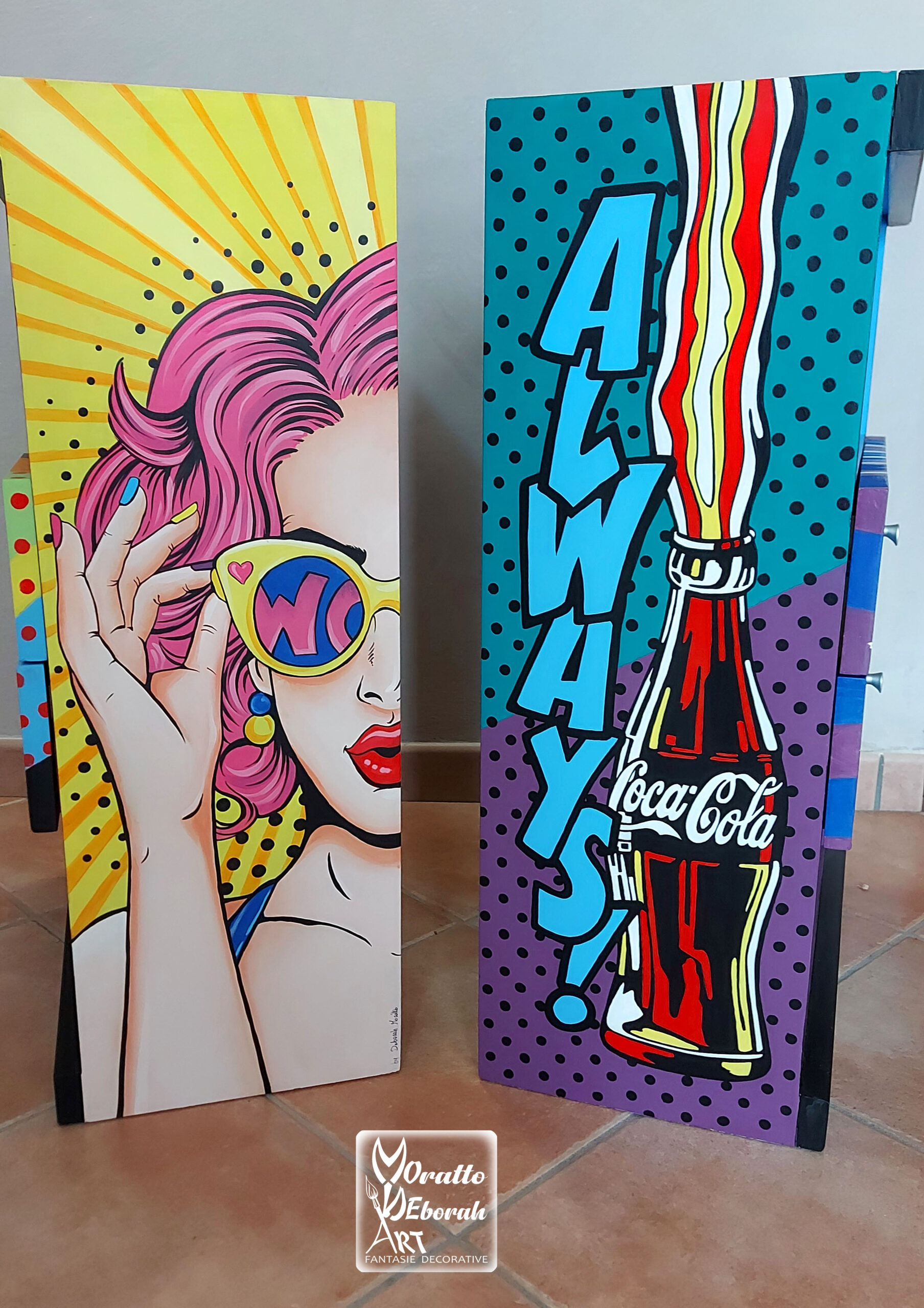 comodini pop art stile e creatività