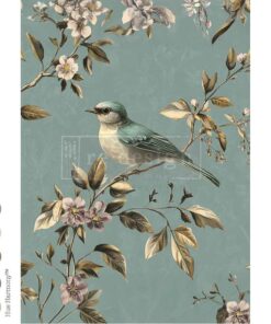Decor FIBER Paper A1 "BLUE SONG" Carta ReDesign with Prima