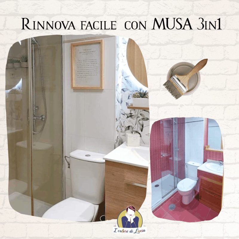 kit colora le tue piastrelle MUSA 3 in 1