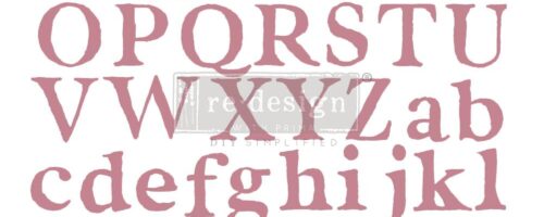 timbro lettere alfabeto