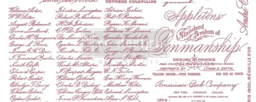 timbro decorativo handwritten note