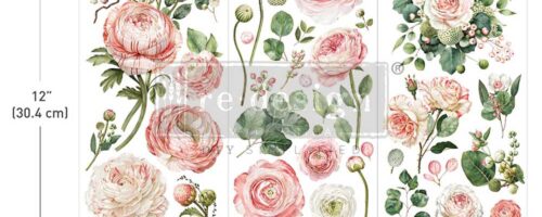 Trasferibile MINI "BLUSHING BLOOMS" - ReDesign with Prima