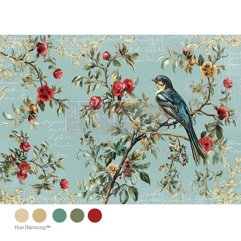 Decor FIBER Paper A1 "THE VELVET NEST" Carta ReDesign with Prima