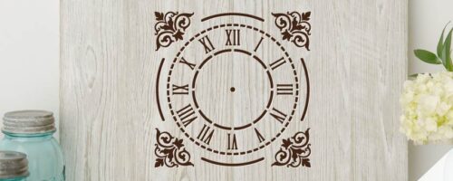 SQUARE CLOCK-50