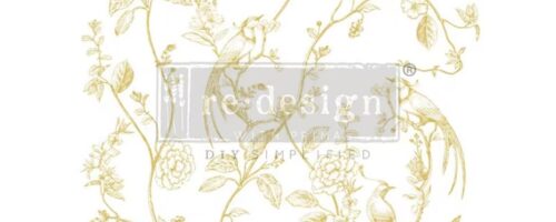 Trasferibile Foglia Oro KACHA A BIRD SONG- ReDesign with Prima11