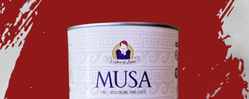 vernice MUSA 3 in 1 colore rosso marte
